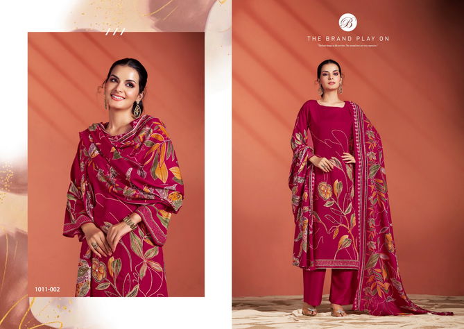 Samaira Vol 2 By Belliza Viscose Digital Printed Dress Material Suppliers In India